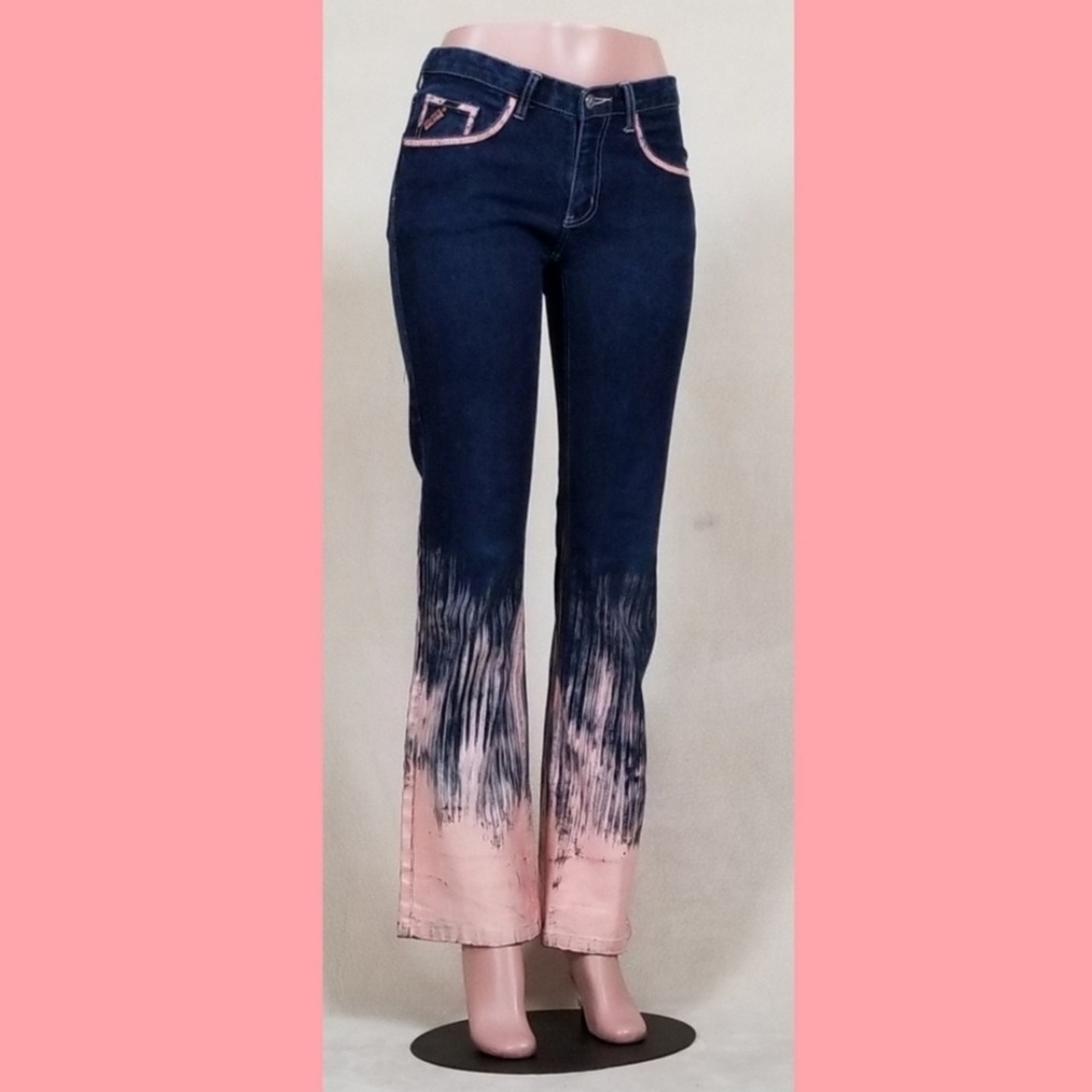 Vintage 80s Maurice Malone Hand-Painted Jeans 👖 Size 4